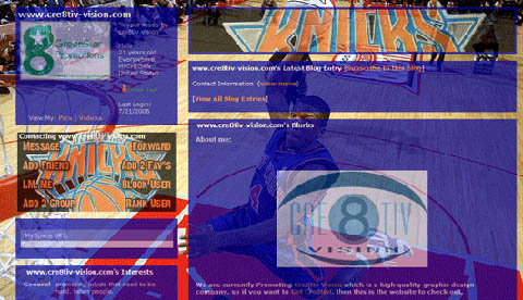 New York Knicks Layout