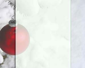 Christmas Ornament In Snow 2 Layout
