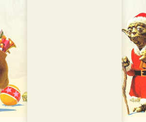 Star Wars Christmas Layout
