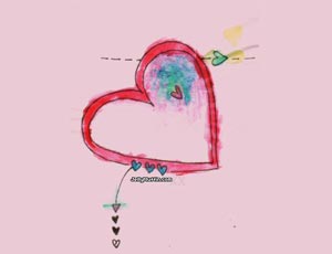 Handrawn Heart Layout