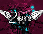 Two Hearts One Love Layout