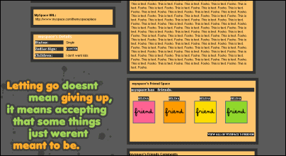 Letting Go Layout
